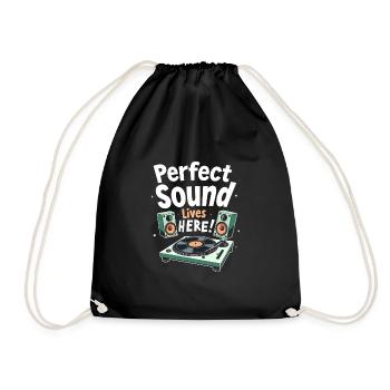 Un son haut de gamme de haute qualité pour la culture audiophile - Sac de sport léger - noir - Devant
