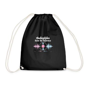Un son haut de gamme de haute qualité pour la culture audiophile - Sac de sport léger - noir - Devant