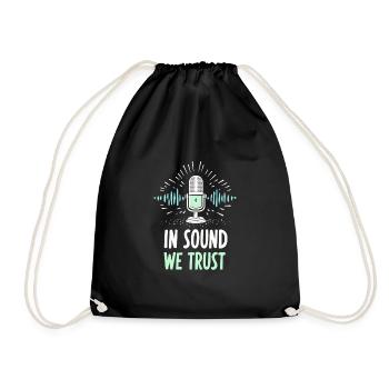 Un son haut de gamme de haute qualité pour la culture audiophile - Sac de sport léger - noir - Devant