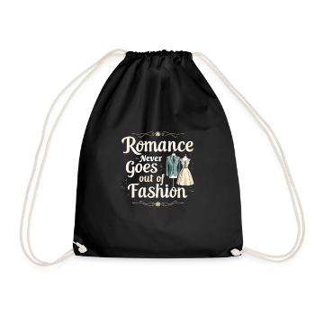 Romantique Nostalgie Vintage Romance Amour classique - Sac de sport léger - noir - Devant