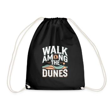 Desert wanderers, rugged trails and dry - Drawstring Bag - black - Front