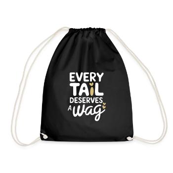 Freiwillige Tierrettung Animal Shelter Heroes - Drawstring Bag - black - Front