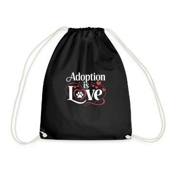 Freiwillige Tierrettung Animal Shelter Heroes - Drawstring Bag - black - Front