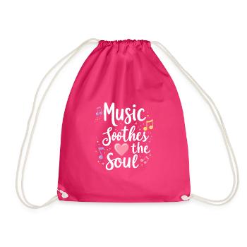 Musicothérapie, Guérison émotionnelle, Relaxation - Sac de sport léger - fuchsia - Devant