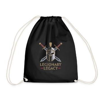 History buffs Ancient Rome enthusiasts - Drawstring Bag - black - Front