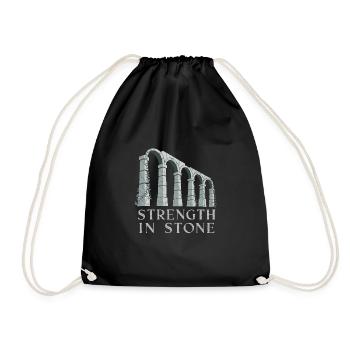 History buffs Ancient Rome enthusiasts - Drawstring Bag - black - Front
