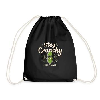 Amateurs de cornichons Humour Blagues dill-ightful Nourriture drôle - Sac de sport léger - noir - Devant