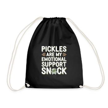 Amateurs de cornichons Humour Blagues dill-ightful Nourriture drôle - Sac de sport léger - noir - Devant