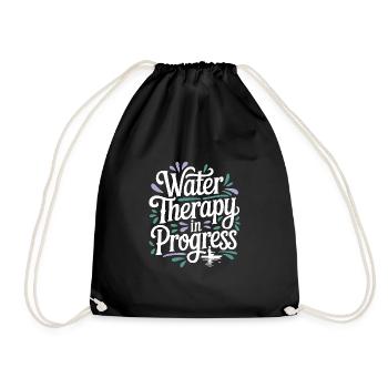 Paddleboarding SUP adventures, water sports in the - Drawstring Bag - black - Front