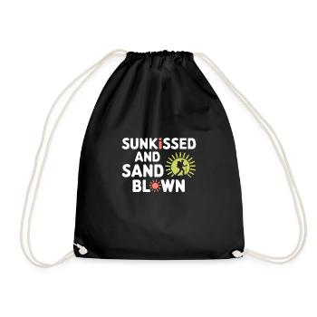 Desert wanderers, rugged trails and dry - Drawstring Bag - black - Front