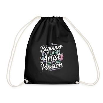 Creative Hobby For Beginners In The - Drawstring Bag - black - Front