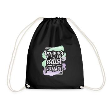 Creative Hobby For Beginners In The - Drawstring Bag - black - Front