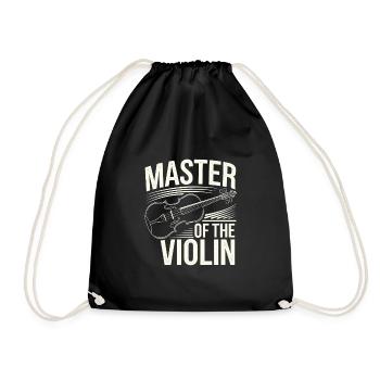 Violinists, String Instrument Musicians, Classical Music - Drawstring Bag - black - Front