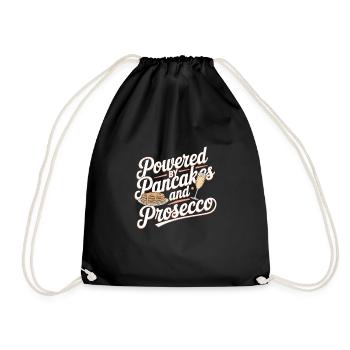 Brunch Culture Bottomless Mimosa Lovers - Drawstring Bag - black - Front