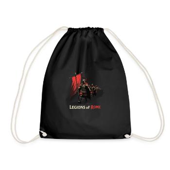 History buffs Ancient Rome enthusiasts - Drawstring Bag - black - Front
