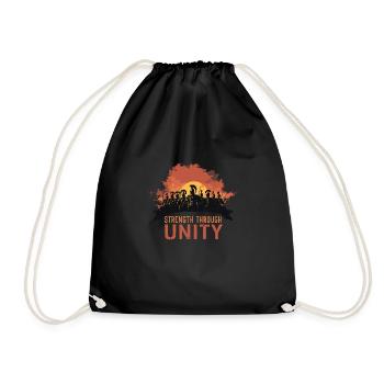 History buffs Ancient Rome enthusiasts - Drawstring Bag - black - Front