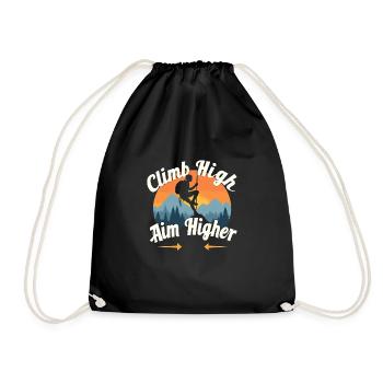 Poisson-globe passionné de la vie marine Quirky - Sac de sport léger - noir - Devant