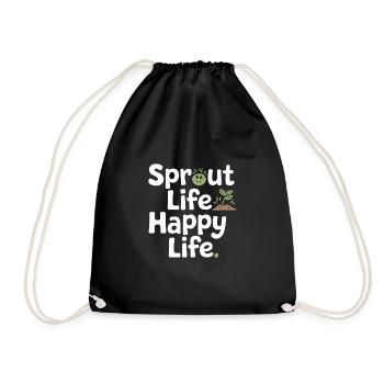 Plant Collector for Houseplant Collectors in the - Drawstring Bag - black - Front