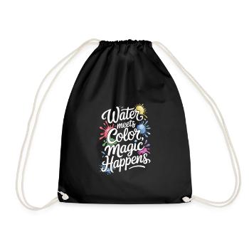 Creative Hobby For Beginners In The - Drawstring Bag - black - Front