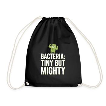 Microscope Enthusiast Lab Technician Science - Drawstring Bag - black - Front