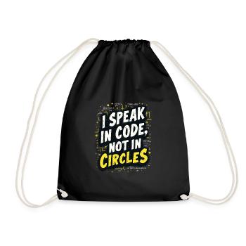 Data Analyst Big Data Specialist Business - Drawstring Bag - black - Front