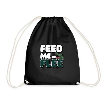 Alligator Crocodile Reptile Enthusiast Swamp - Drawstring Bag - black - Front