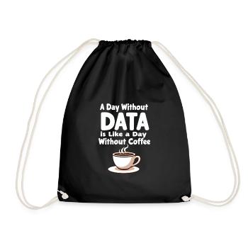 Data Analyst Big Data Specialist Business - Drawstring Bag - black - Front
