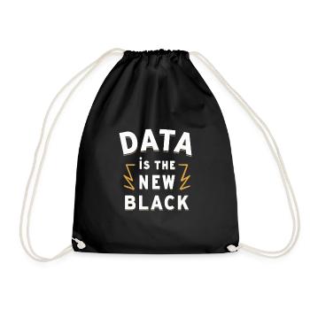 Data Analyst Big Data Specialist Business - Drawstring Bag - black - Front