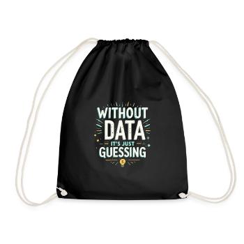 Data Analyst Big Data Specialist Business - Drawstring Bag - black - Front