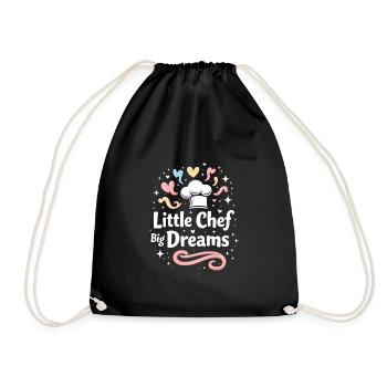 Candidat Junior en Boulangerie Jeune Chef Boulangerie - Sac de sport léger - noir - Devant