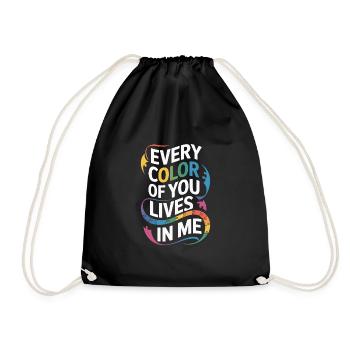 Frères et sœurs autistes - Sac de sport léger - noir - Devant