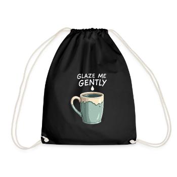 Poterie classe argile artiste céramique atelier roue - Sac de sport léger - noir - Devant
