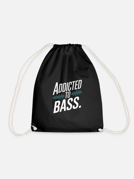 Bass Gitarrist Musiker Gear Funk Rock Jazz - Turnbeutel - Schwarz