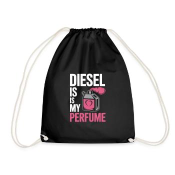 Women In Trucking Female Trucker Pride - Drawstring Bag - black - Front
