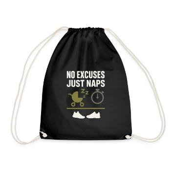 Crèche Papa Paternité Fierté - Sac de sport léger - noir - Devant