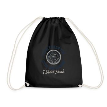Aviation Mechanic Faa Humor Aircraft Technician - Drawstring Bag - black - Front
