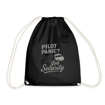 Aviation Mechanic Faa Humor Aircraft Technician - Drawstring Bag - black - Front