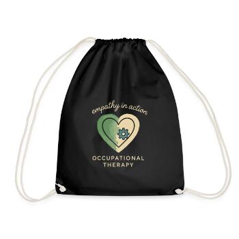 ergothérapeute ot Gift Healthcare Reha - Sac de sport léger - noir - Devant