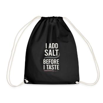 Amateur de sel Sodium Dependent Nacl Meme - Sac de sport léger - noir - Devant