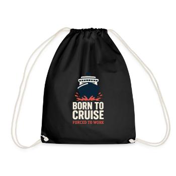Cruise Addict Funny Cruise Loyalty Ocean - Drawstring Bag - black - Front