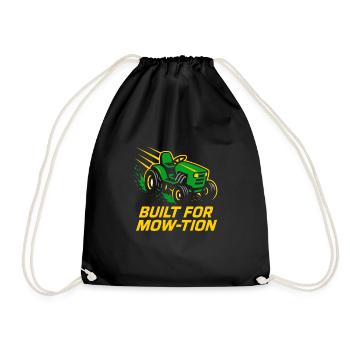 Tondeuse à gazon Tondeuse à gazon Racing Tondeuse à gazon de course - Sac de sport léger - noir - Devant