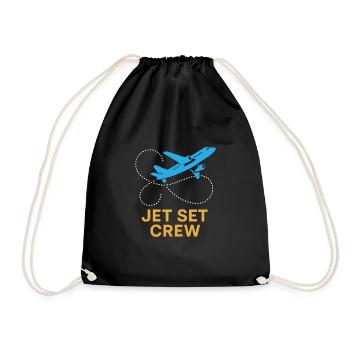 Hôtesse de l’air Personnel navigant commercial Life Aviation - Sac de sport léger - noir - Devant
