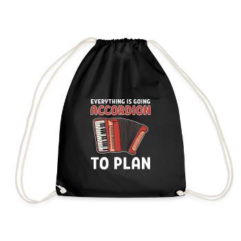 Accordéon - Sac de sport léger - noir - Devant