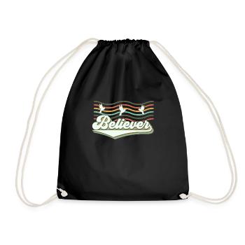 Croyant - Sac de sport léger - noir - Devant