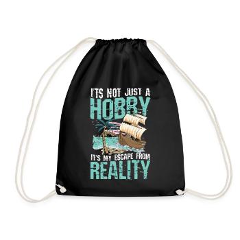 It's Not Just A Hobby It's My Escape From Reality - Turnbeutel - Schwarz - Vorne