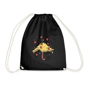 Parapluie à pizza - Sac de sport léger - noir - Devant