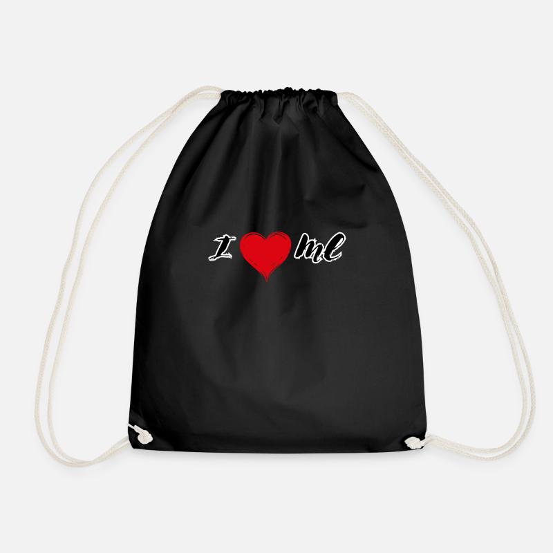 I Love Me - Turnbeutel - Schwarz