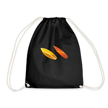 Sup pour les surfeur - Sac de sport léger - noir - Devant