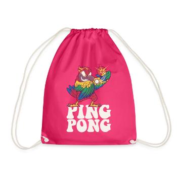 Ping Pong Perroquet Tenue Tennis de Table Oiseau - Sac de sport léger - fuchsia - Devant