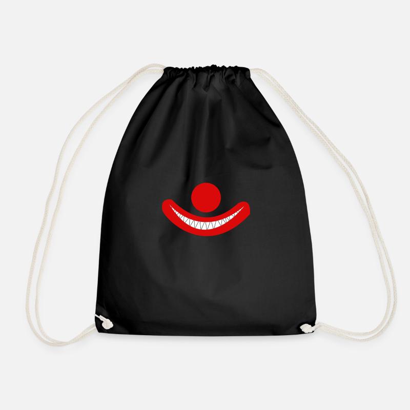 Clown Face - Turnbeutel - Schwarz